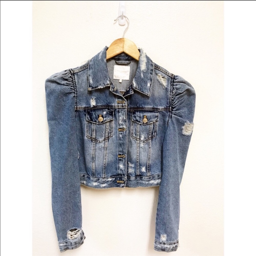 Zara puff sleeve jacket